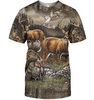 3D All Over Print Deer Hunting Shirt