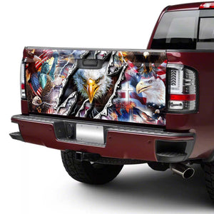 American Eagle Patrico truck Tailgate Decal Sticker Wrap Tailgate Wrap Decals For Trucks