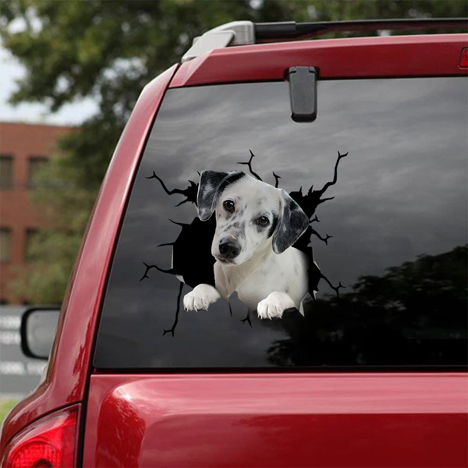 [sk0745-snf-vdt]-rescues-crack-car-sticker-dogs-lover