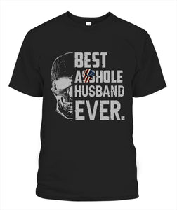 Best Freaking Husband Ever Flag Skull 2D Full K1582