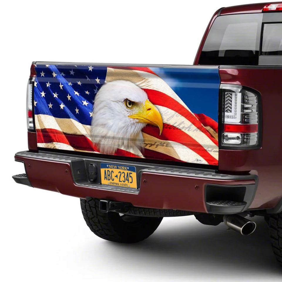 American Eagle truck Tailgate Decal Sticker Wrap Tailgate Wrap Decals For Trucks