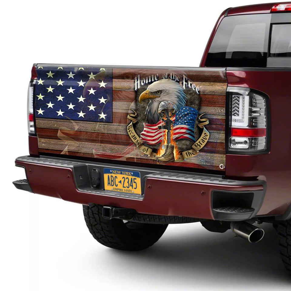 Home Of The Frtruck Tailgate Decal Sticker Wrap Tailgate Wrap Decals For Trucks