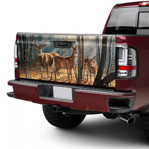 Deer Hunting truck Tailgate Decal Sticker Wrap Hunting Tailgate Wrap Decals For Trucks