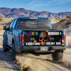 Autism Awareness American Warrior truck Tailgate Decal Sticker Wrap Tailgate Wrap Decals For Trucks