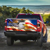 God Jesus Cross Eagle American truck Tailgate Decal Sticker Wrap Tailgate Wrap Decals For Trucks