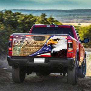 American Eagle Patrico truck Tailgate Decal Sticker Wrap We The People Tailgate Wrap Decals For Trucks