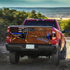 Dobermann Back The Blue 3d Zipper truck Tailgate Decal Sticker Wrap Tailgate Wrap Decals For Trucks