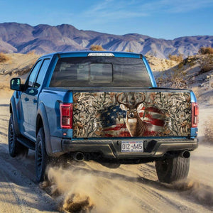 Deer American truck Tailgate Decal Sticker Wrap Tailgate Wrap Decals For Trucks