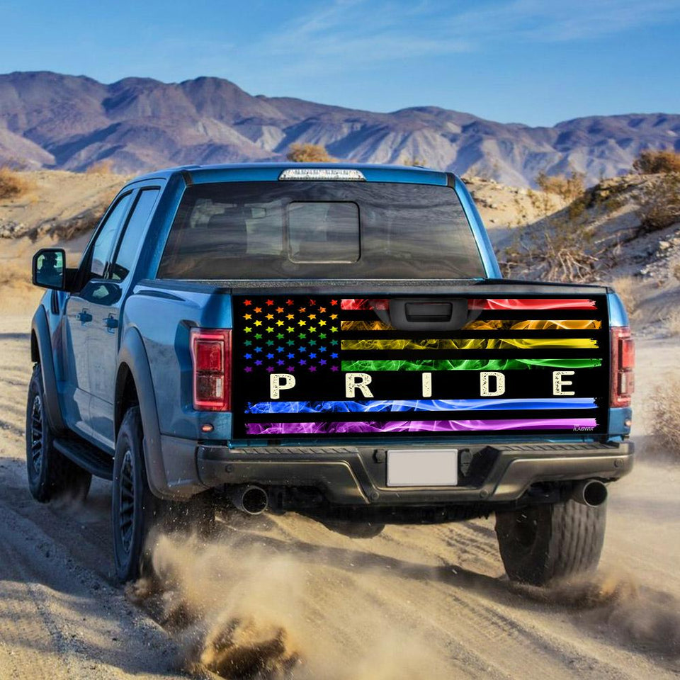 Lgbt Prico truck Tailgate Decal Sticker Wrap Tailgate Wrap Decals For Trucks