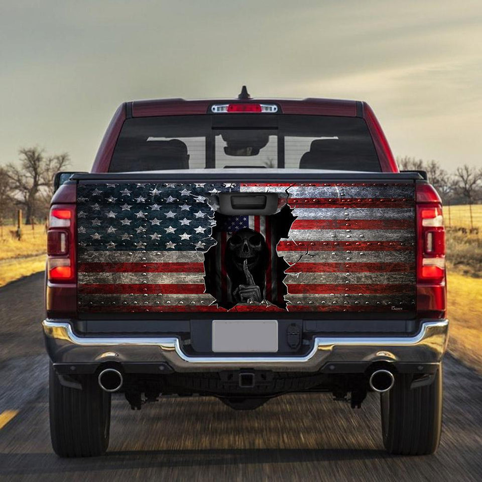 Death Graphic Art truck Tailgate Decal Sticker Wrap Tailgate Wrap Decals For Trucks