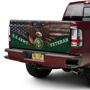 U.s Army Veterans truck Tailgate Decal Sticker Wrap Tailgate Wrap Decals For Trucks