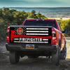 Firefighter truck Tailgate Decal Sticker Wrap Tailgate Wrap Decals For Trucks