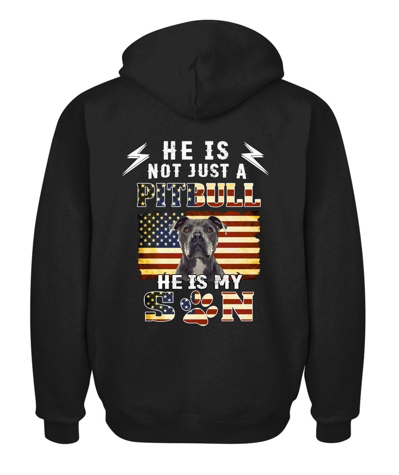 He Is Not Just A Pitbull He Is My Son 2D T-shirt K1162