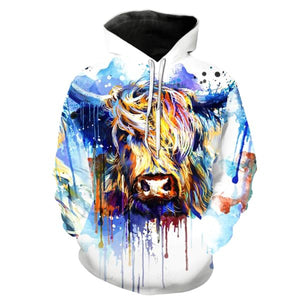 Cow Happy Farm Hoodie 43