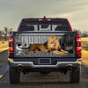 Lion Funny Graphic Art Tailgate Wrap Decal Tailgate Sticker For Trucks