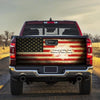 Land Of The Free Home Of The Brave U.s Flag Graphic Art Tailgate Wrap Decal Tailgate Sticker For Trucks