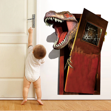 [ha0223-snf-ptd]-dinosaur-crack-wall-decal