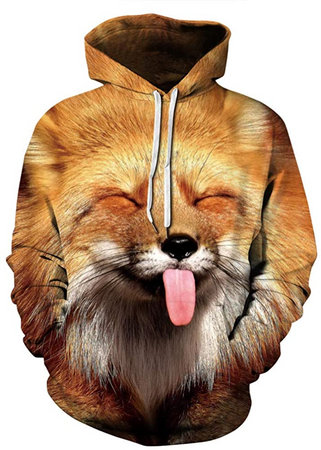 Fox Hoodie 3D Cute Shirt