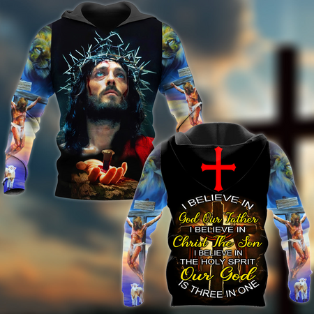 [HA0057-auh-ptd] Jesus hoodie 3D Unisex Shirt
