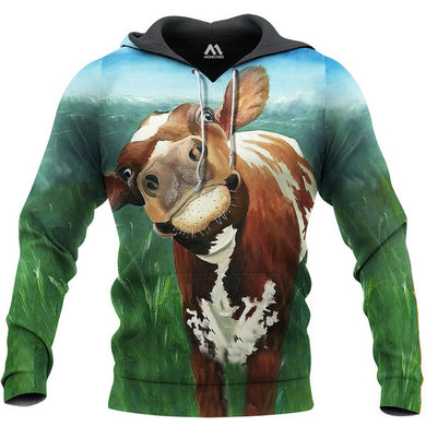 Cow Happy Farm Hoodie 24