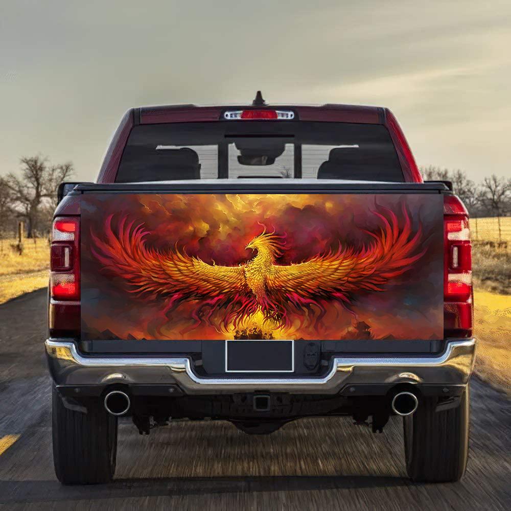 Phoenix Graphic Art Tailgate Wrap Decal Tailgate Sticker For Trucks