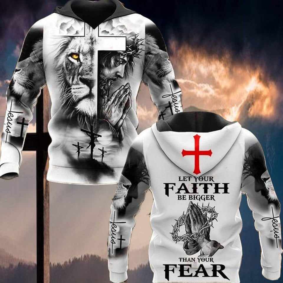 LET YOUR FAITH BE BIGGER THAN YOUR FEAR ALL OVER PRINTED SHIRTS 060121