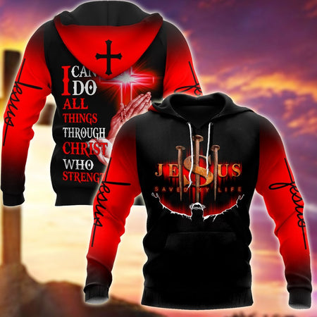 Jesus Save My Life 3D All Over Printed Shirts For Men and Women Pi12062002