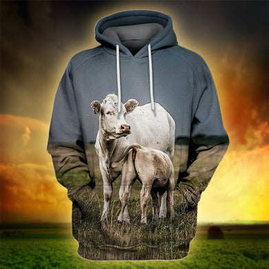 Cow Happy Farm Hoodie 35