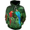 3D Printed Parrot Hoodie T-shirt DT040506