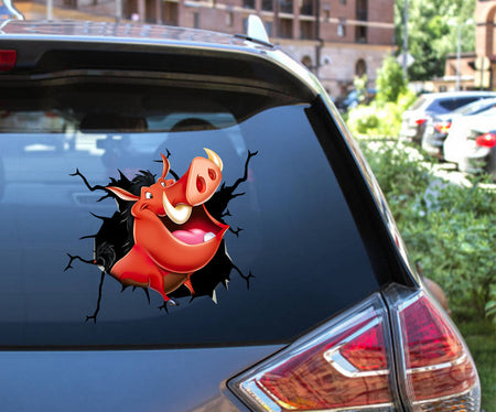Pumbaa Sticker Crack Decals Likeable Best Gifts Idea For Girl Friend
