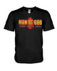 Man Of God 2D T-Shirt K1414 - Camellia Print