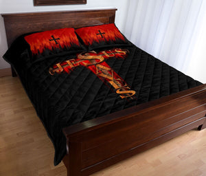 Jesus Saves - Jesus Quilt Bedding Set