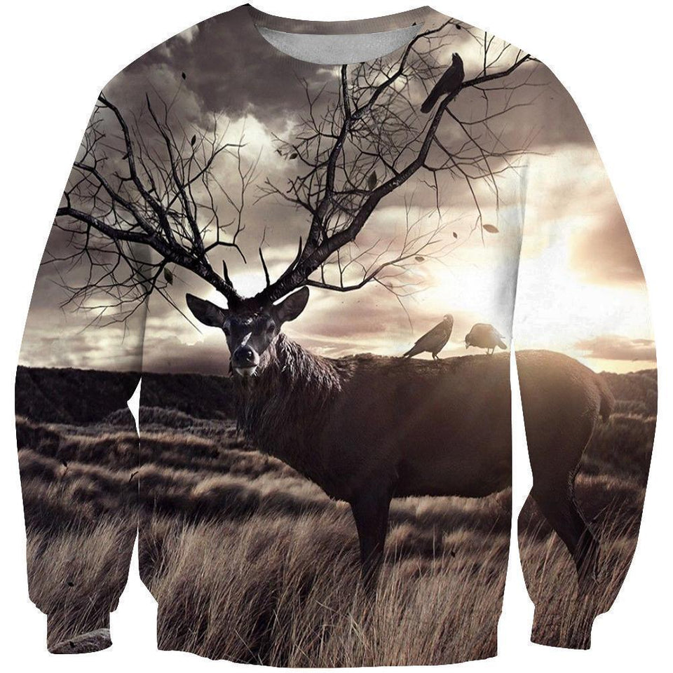 3D All Over Print Wild Of The Deer Hoodie