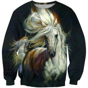 3D All Over Print Beautiful Horse Hoodie