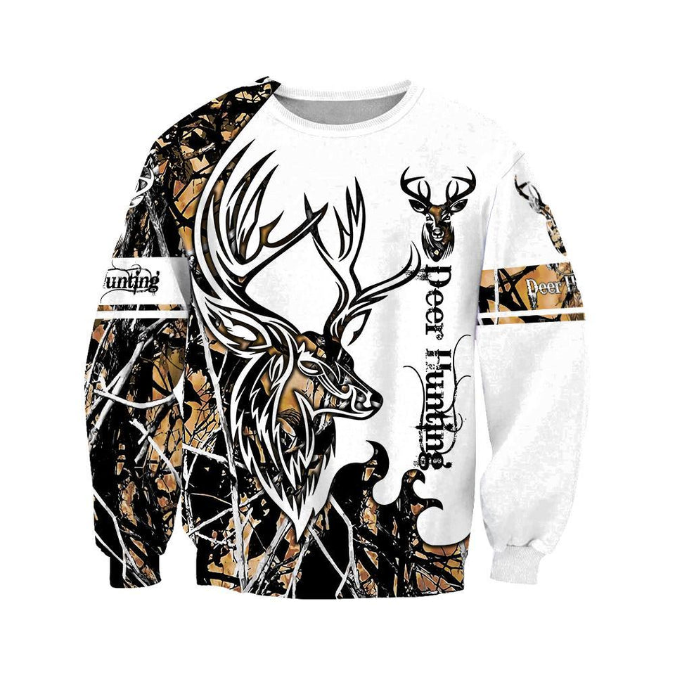 DEER HUNTING OUTSHINE CAMO 3D ALL OVER PRINTED SHIRTS FOR MEN AND WOMEN JJ051205 PL