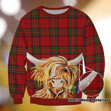 COW BEAUTY CHRISTMAS PATTERN TH01 SWEATER