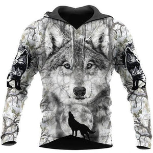 Wolf Hoodie T Shirt For Men and Women NM17042001
