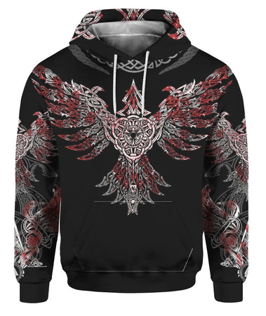 Viking Huginn Pullover 3D Full Over Print HT1936