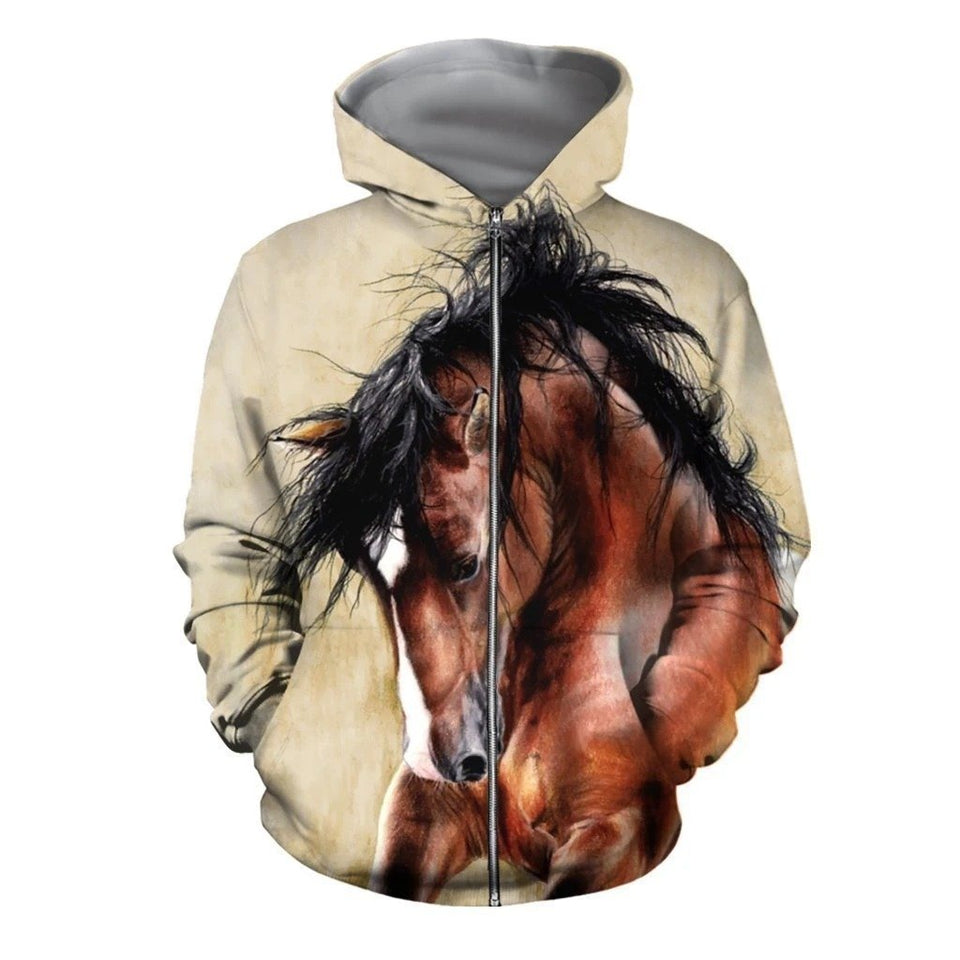3D All Over Printed Horse painting Clothes